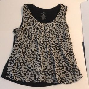 NY&Co black and white tank. Sz XL